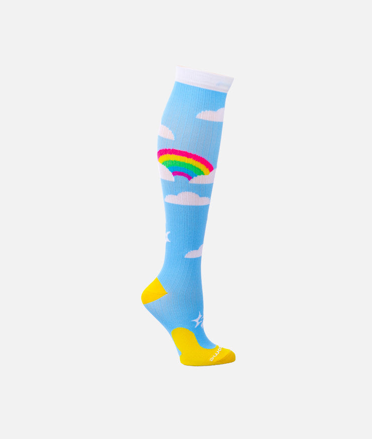 Rainbow in the Sky Compression Socks
