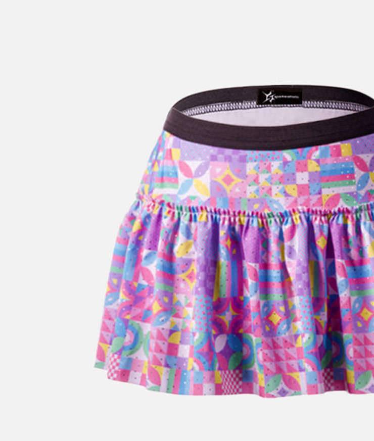 Magical Shapes Sparkle Running Skirt
