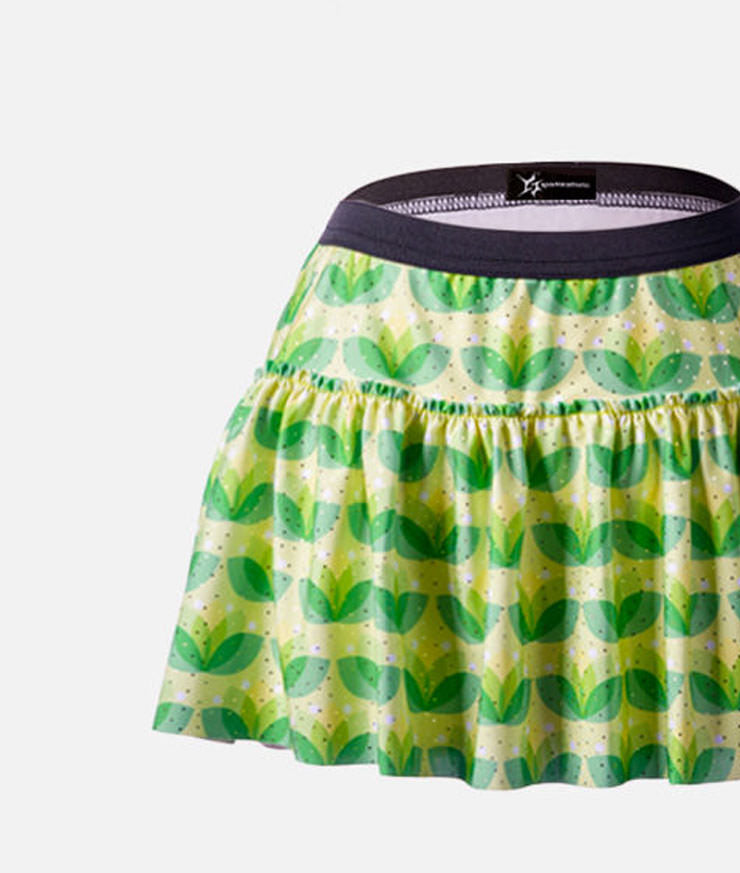 Lily Pad Sparkle Running Skirt