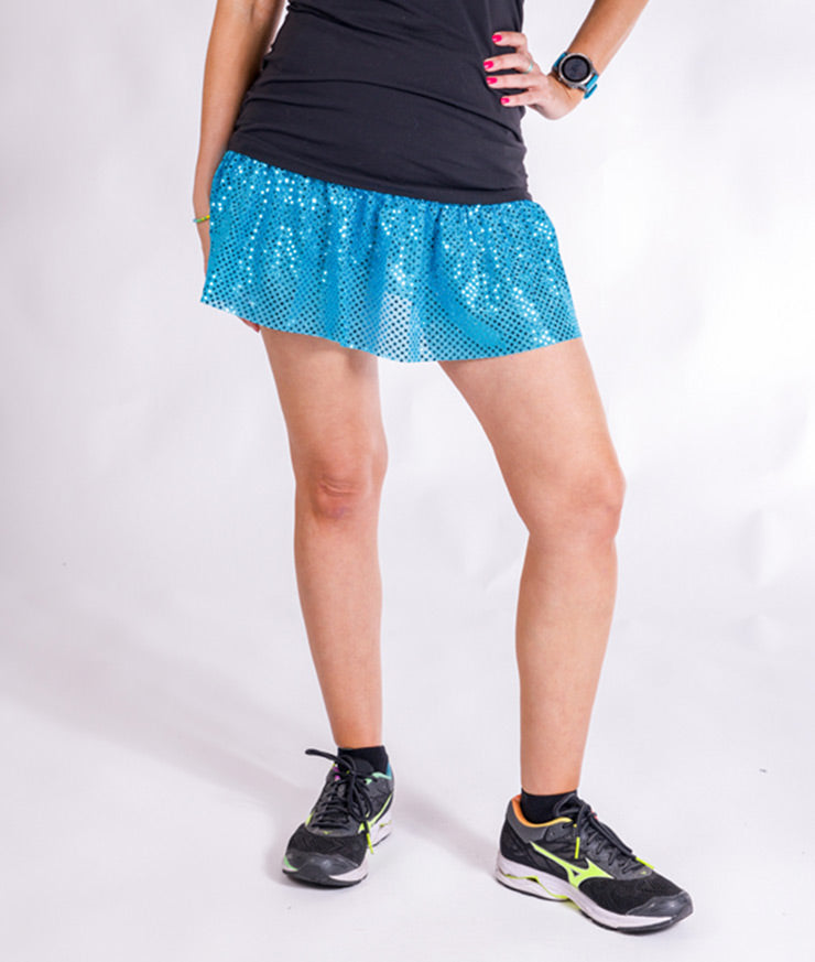 Turquoise Sparkle Running Skirt – Sparkle Athletic